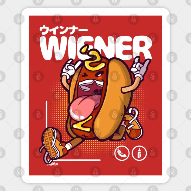 WIENER JUMP Magnet by mankeeboi